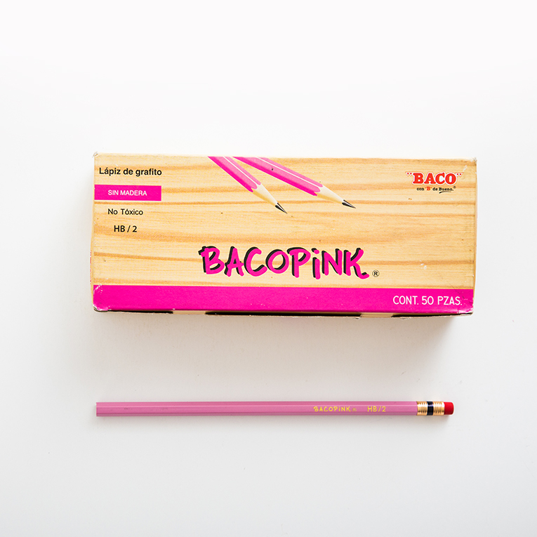 LAPIZ # 2   BACOPINK           ROSA BACO