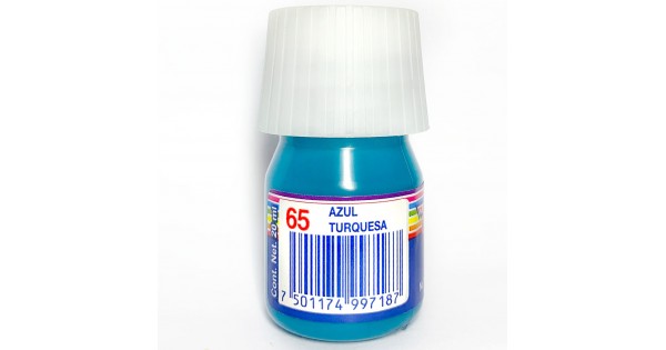 PINTURA CARTEL  20ML AZL.TURQ.C/10  BACO