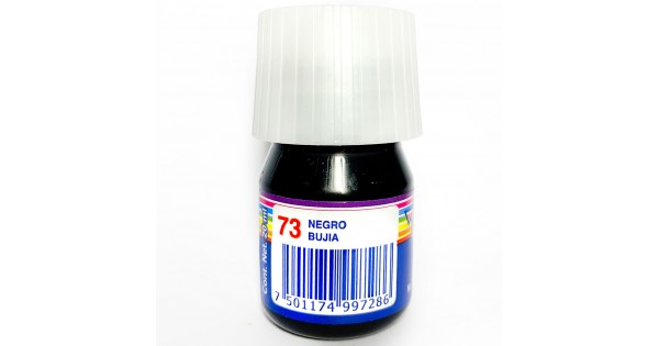 PINTURA CARTEL  20ML NEGRO    C/10  BACO