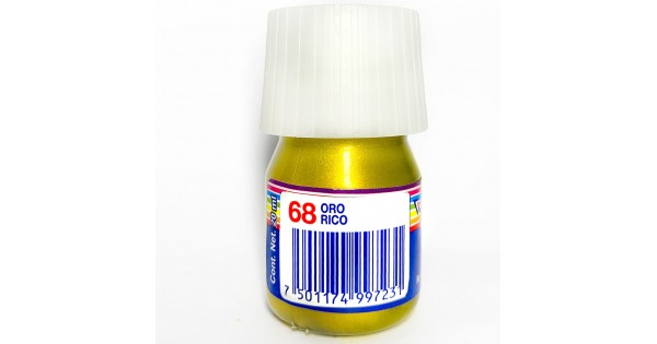 PINTURA CARTEL  20ML ORO RICO C/10  BACO