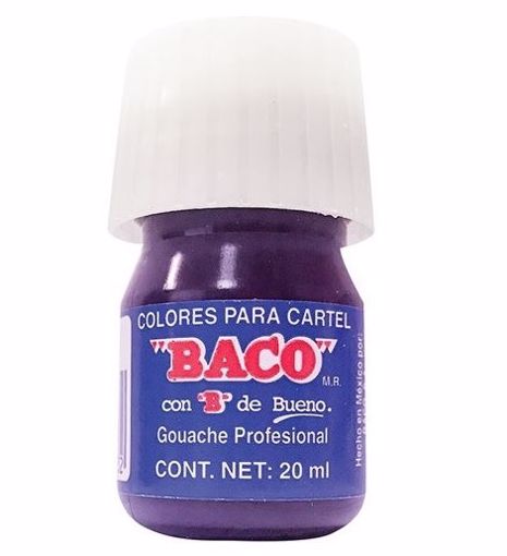 PINTURA CARTEL  20ML VIOLETA  C/10  BACO