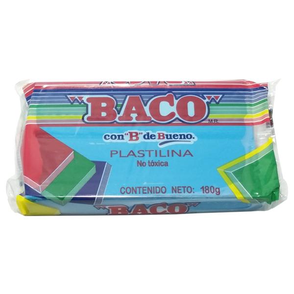 PLASTILINA MARQUETA AZUL CLARO      BACO