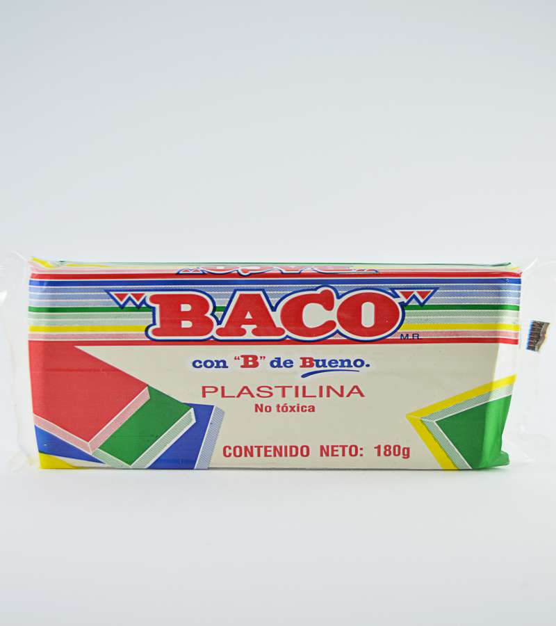 PLASTILINA MARQUETA BLANCO          BACO