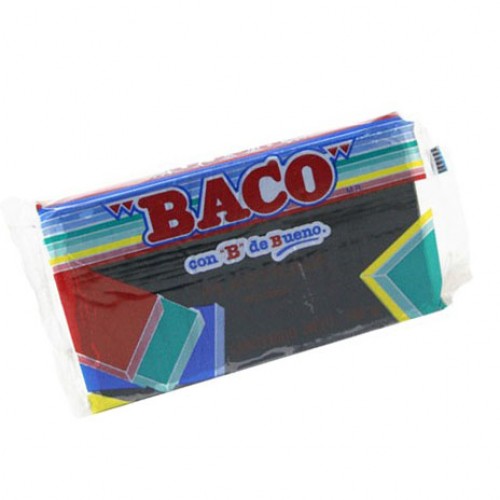 PLASTILINA MARQUETA NEGRO           BACO