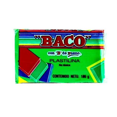 PLASTILINA MARQUETA VERDE FL        BACO