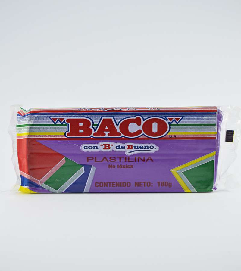 PLASTILINA MARQUETA VIOLETA         BACO