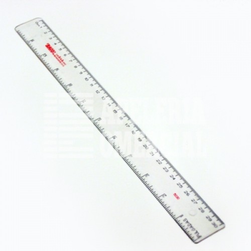 REGLA ESC.PLAST. 30CMS TRANSP.5030  BACO