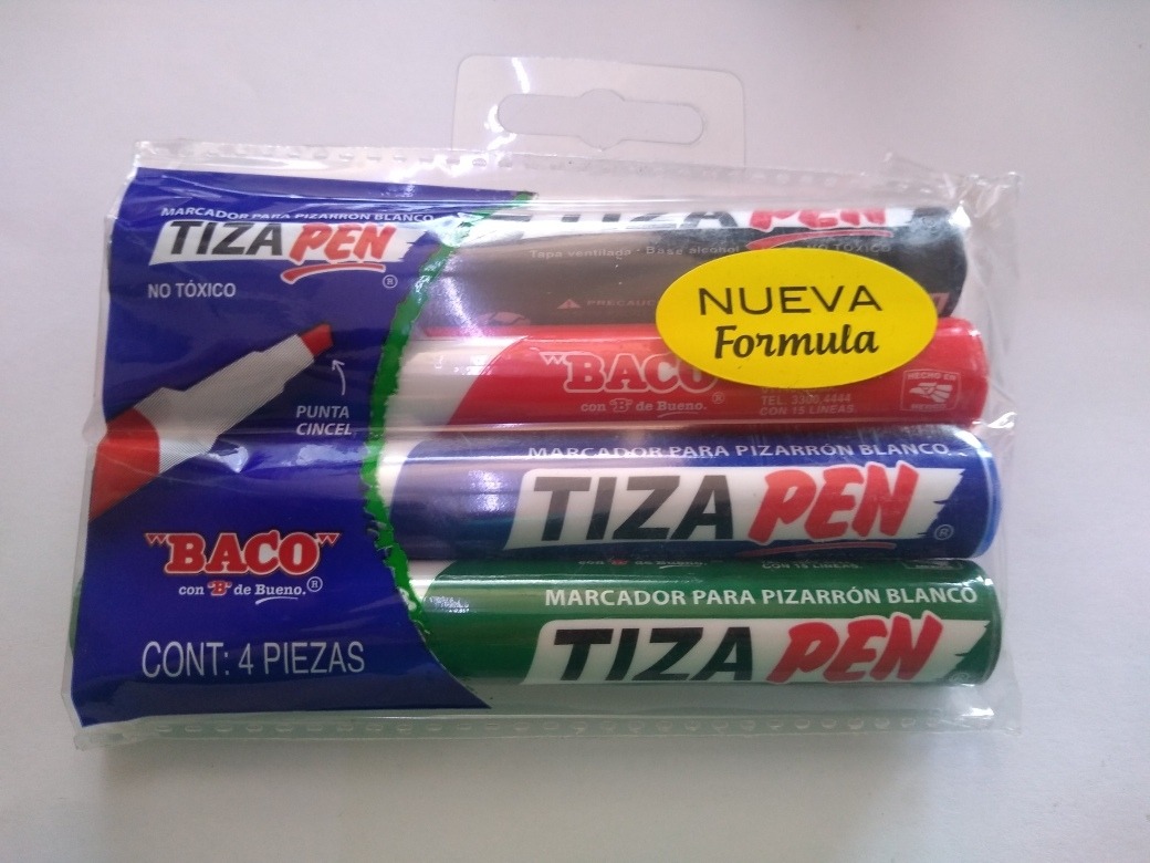 MARCADOR P/PIZARRON      BLT.C/04   BACO