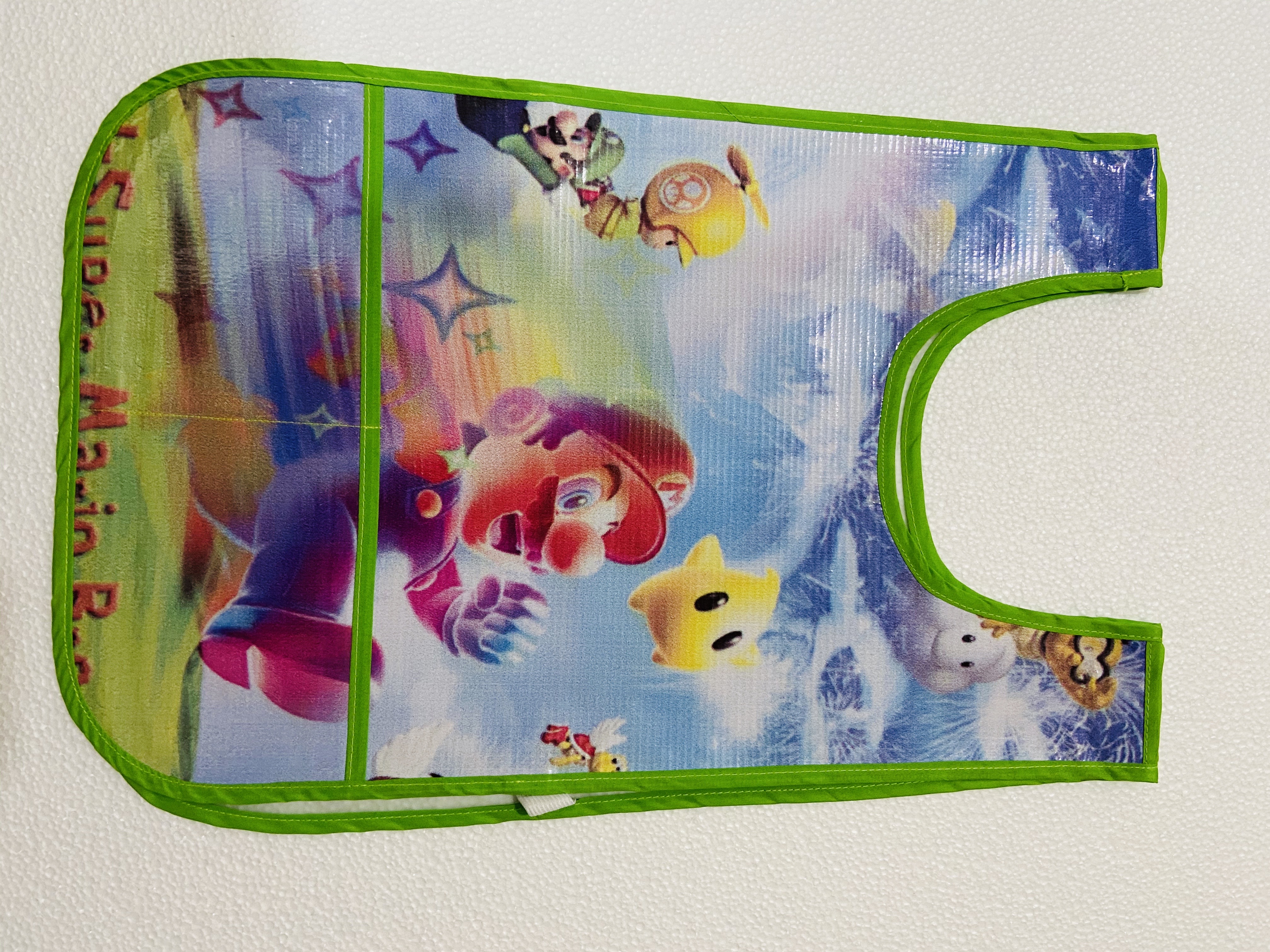 MANDIL INFANTIL PLAST.T/CAMIS.MARIO BROS