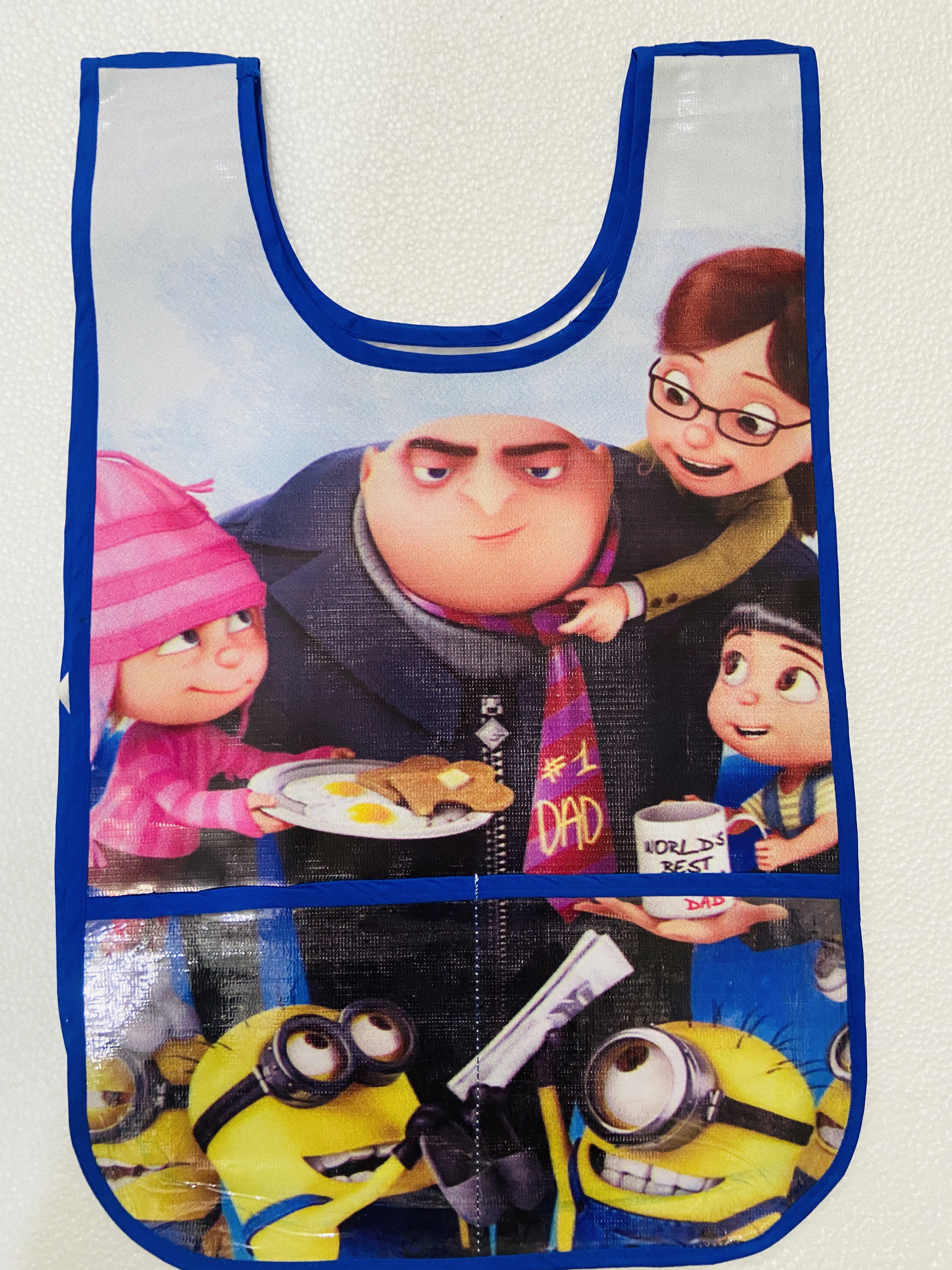 MANDIL INFANTIL PLAST.T/CAMIS.MI VILL.FA (MI VILLANO FAVORITO