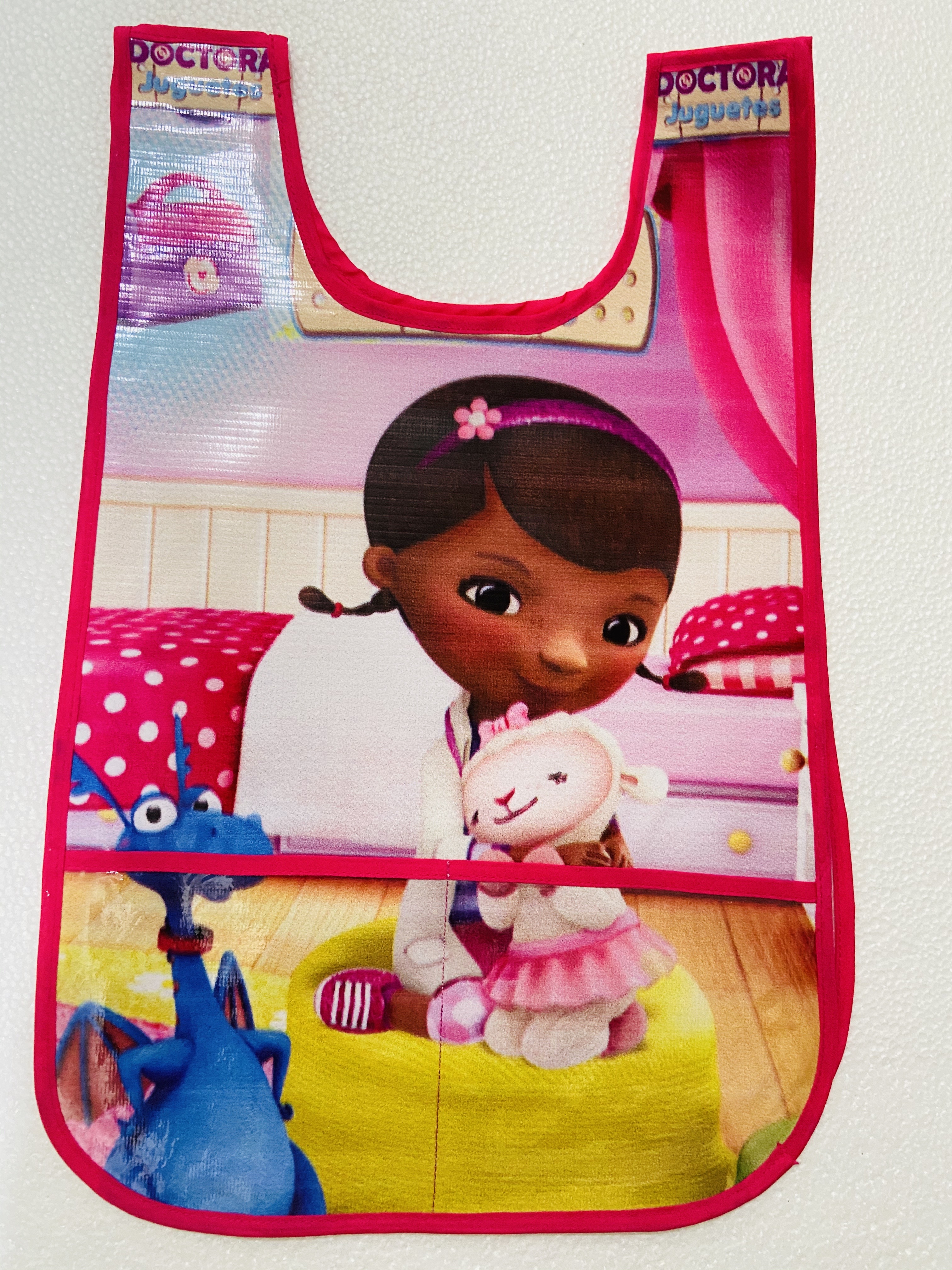 MANDIL INFANTIL PLAST.T/CAMIS.DOC.JUGUET