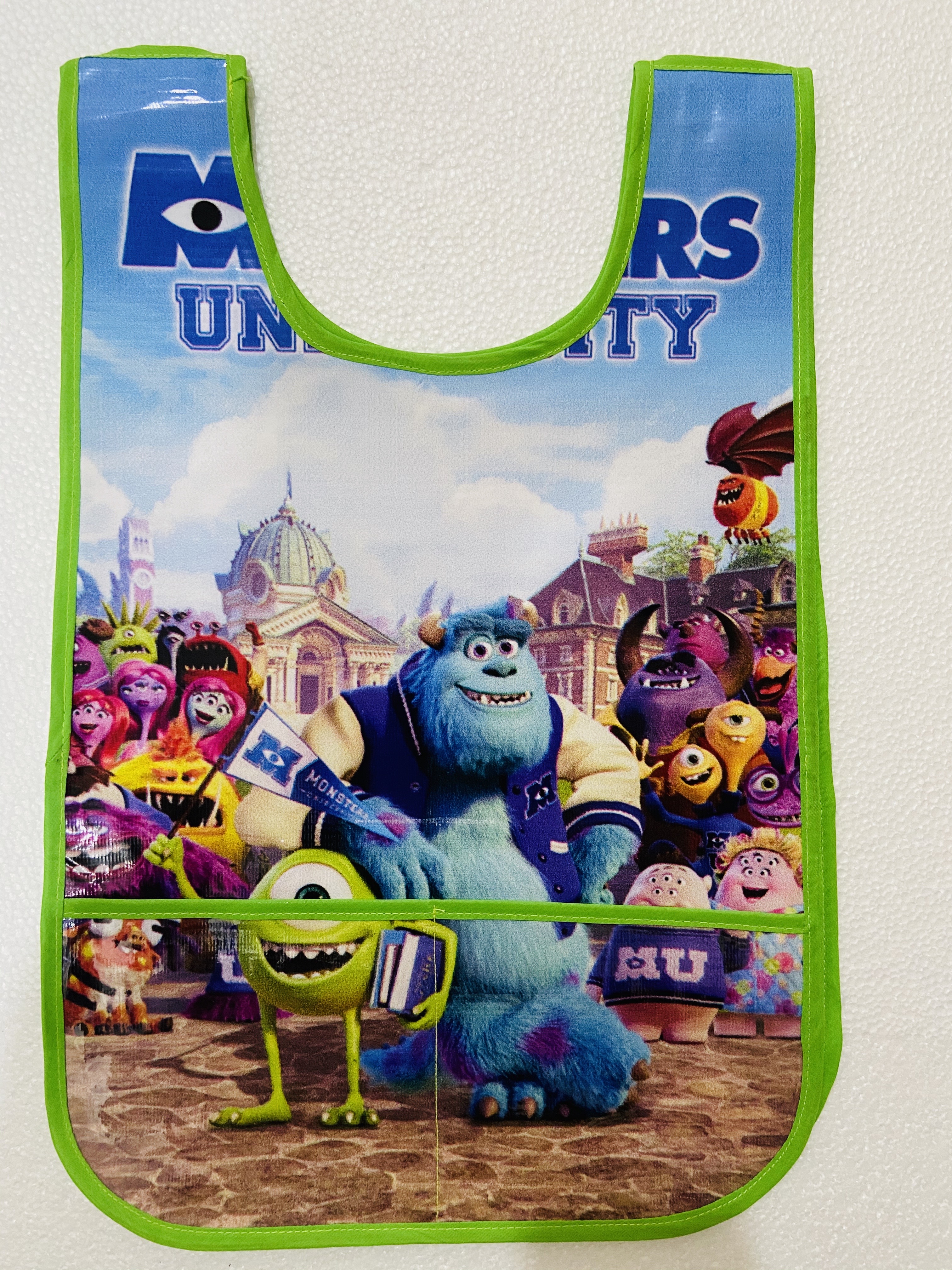 MANDIL INFANTIL PLAST.T/CAMIS.MONSTER HI