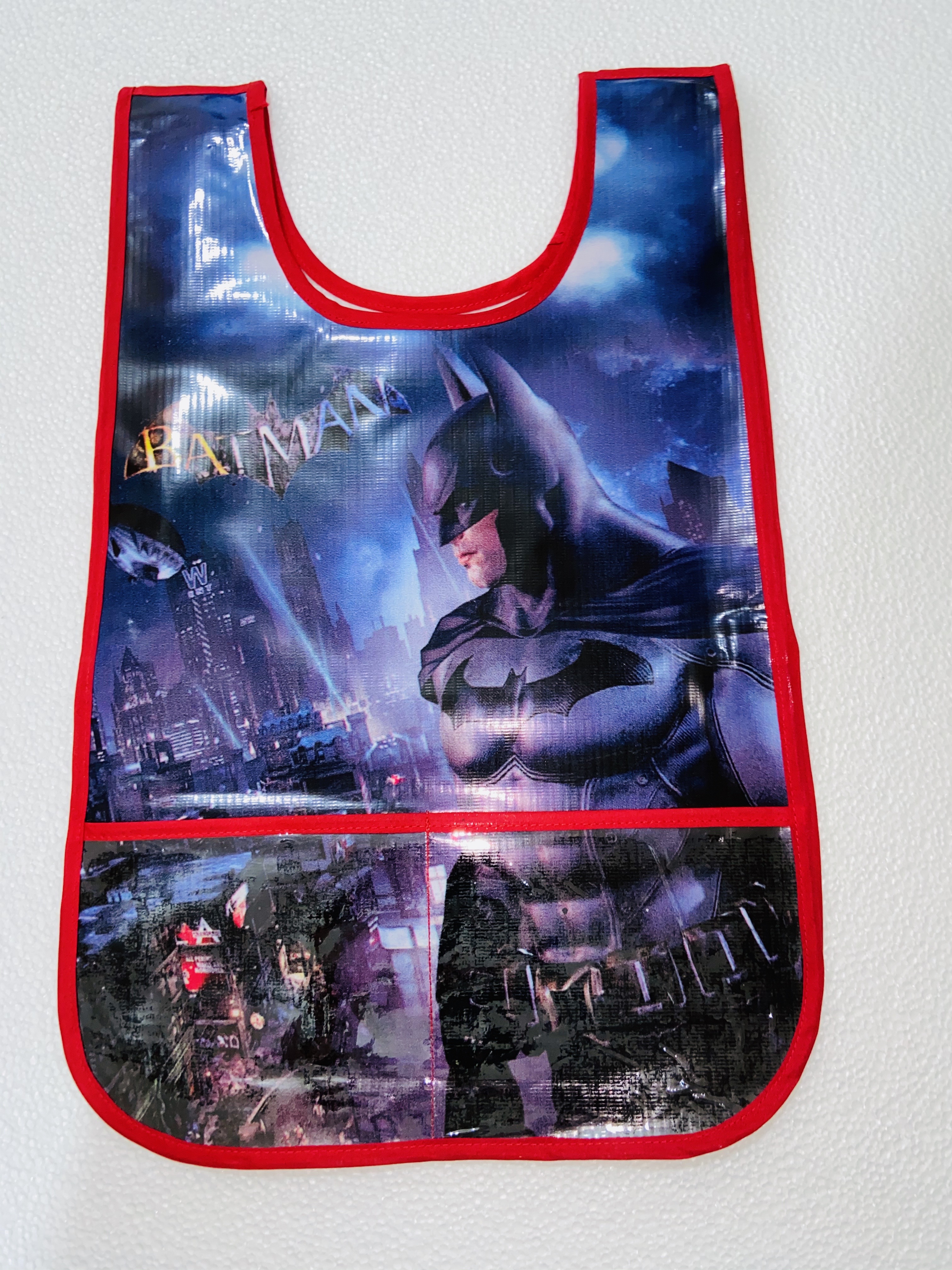 MANDIL INFANTIL PLAST.T/CAMIS.BATMAN