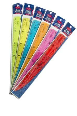REGLA ESC.PLAST. 30CMS FLEXIBLE    INDRA 038345 IND-0024