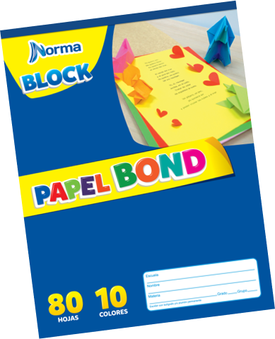 BLOCK CARTA CREATIVIDAD BOND 80H   NORMA