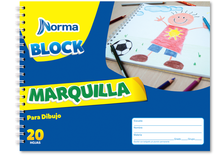 BLOCK CREATIVIDAD CART. 50X35 25H  NORMA