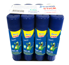 LAPIZ ADHESIVO 21 GRS        C/12  NORMA