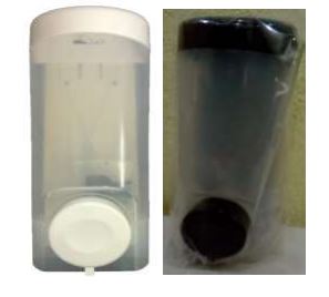 JABONERA PLASTICA RELLENABLE 1LT