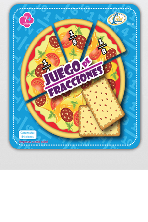 JUEGO DIDACT.CARTON FRACCIONES       RAF 916715 2010624  C/54