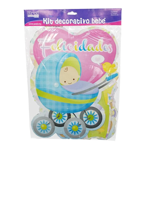 KIT DECORATIVO BABY SHOWER C/06     PADI 010508 011321 1132 1