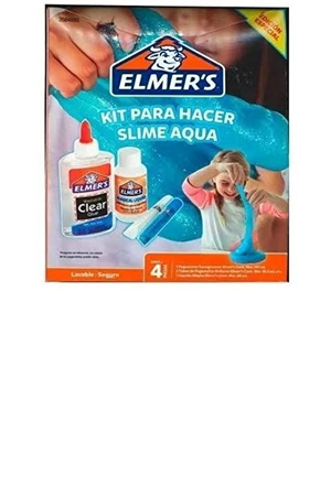 KIT DE SLIME AQUA         C/04   ELMER'S 187268 (1PEG.TRANS.2