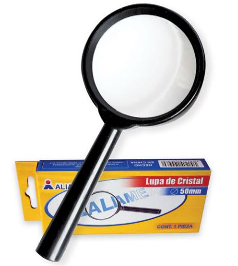 LUPA CON ARO PLASTICO 50MM 100960 ALIAME