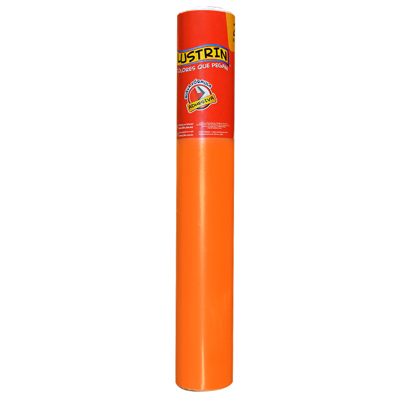 ROLLO DE PAPEL CONTAC 45CX20M NARANJA KW