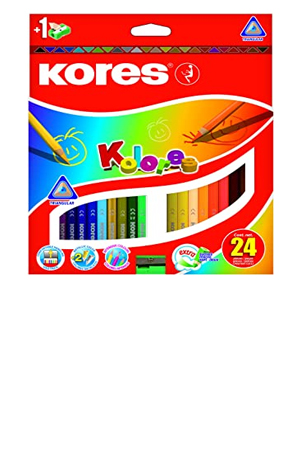 LAPIZ DE COLOR 24X48 LARGOS TRIANG.KORES 932242 DUO 932247 93