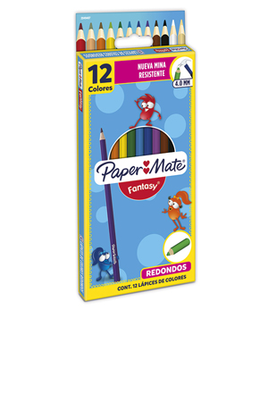 LAPIZ DE COLOR C/12+3 METALICO   FANTASY