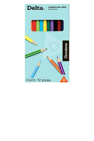 LAPIZ DE COLOR C/12 CORTOS         DELTA 975731 7573