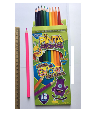 LAPIZ DE COLOR C/12 LARGOS C/AROM.JOACAR 748400 (C/AROMA)