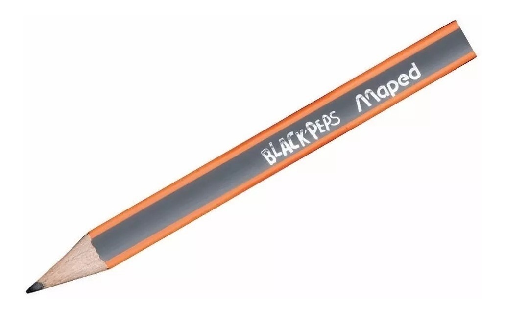LAPIZ # 2   TRIANGULAR BLACK       MAPED