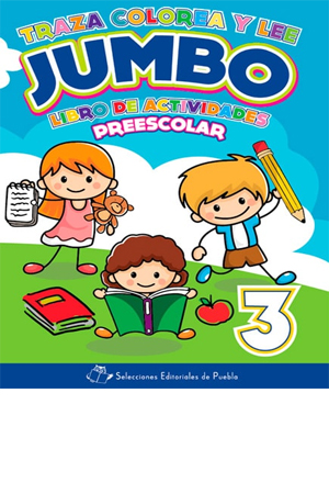 LIBRO ACT.P/COLOREAR TRAZA COLOR.Y LEE 3 748104  SELECCIONES