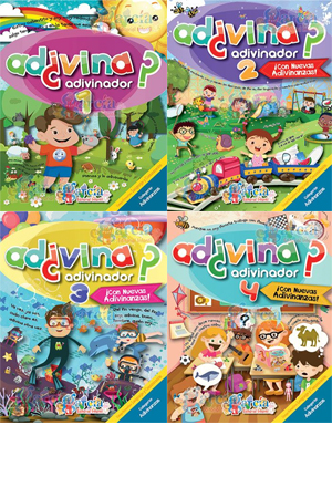 LIBRO ADIVINANZAS INFANTILES     1,2,3,4 000010 0302 EDIT.GAR