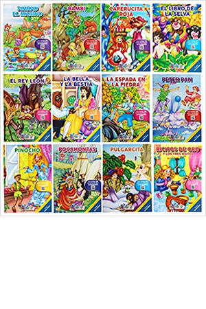 LIBRO DE CUENTOS COLEC. CUENTOS FABULOSO 747805 C/12 TITULOS