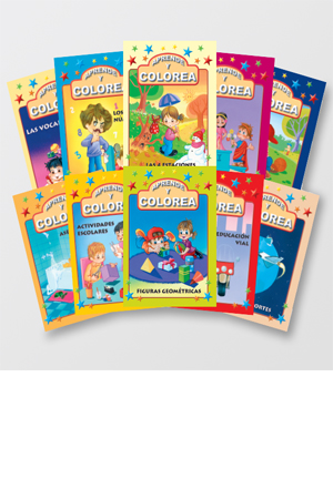 LIBRO P/COLOREAR APRENDE Y COLOREA #1    G.E.RAF
