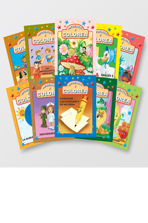 LIBRO P/COLOREAR APRENDE Y COLOREA #2    G.E.RAF