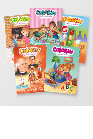 LIBRO P/COLOREAR COLORIN (5)     G.E.RAF