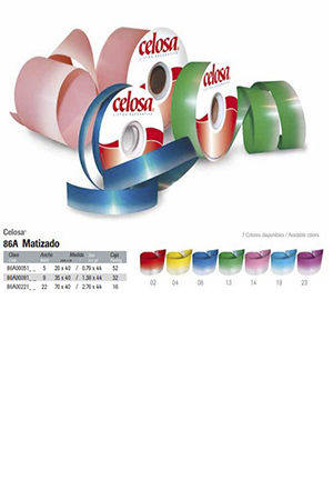 LISTON CELOSA MATIZADO 806 #9  SALMO     565096 86A0009114 JA