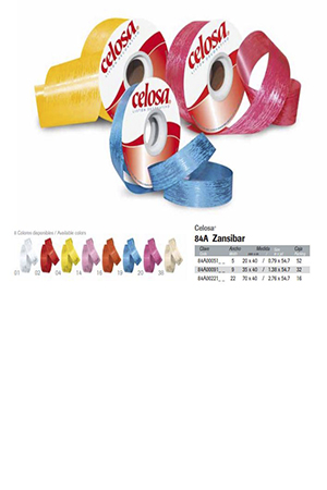 LISTON CELOSA ZANSIBAR #22 40M. ROJO     574999 84A0022102 JA