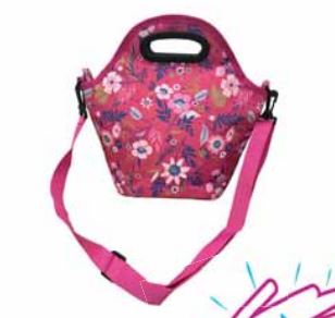 LONCHERA FLORES PINK   (T/BOLSO)   U-PAK 887257 9102035401