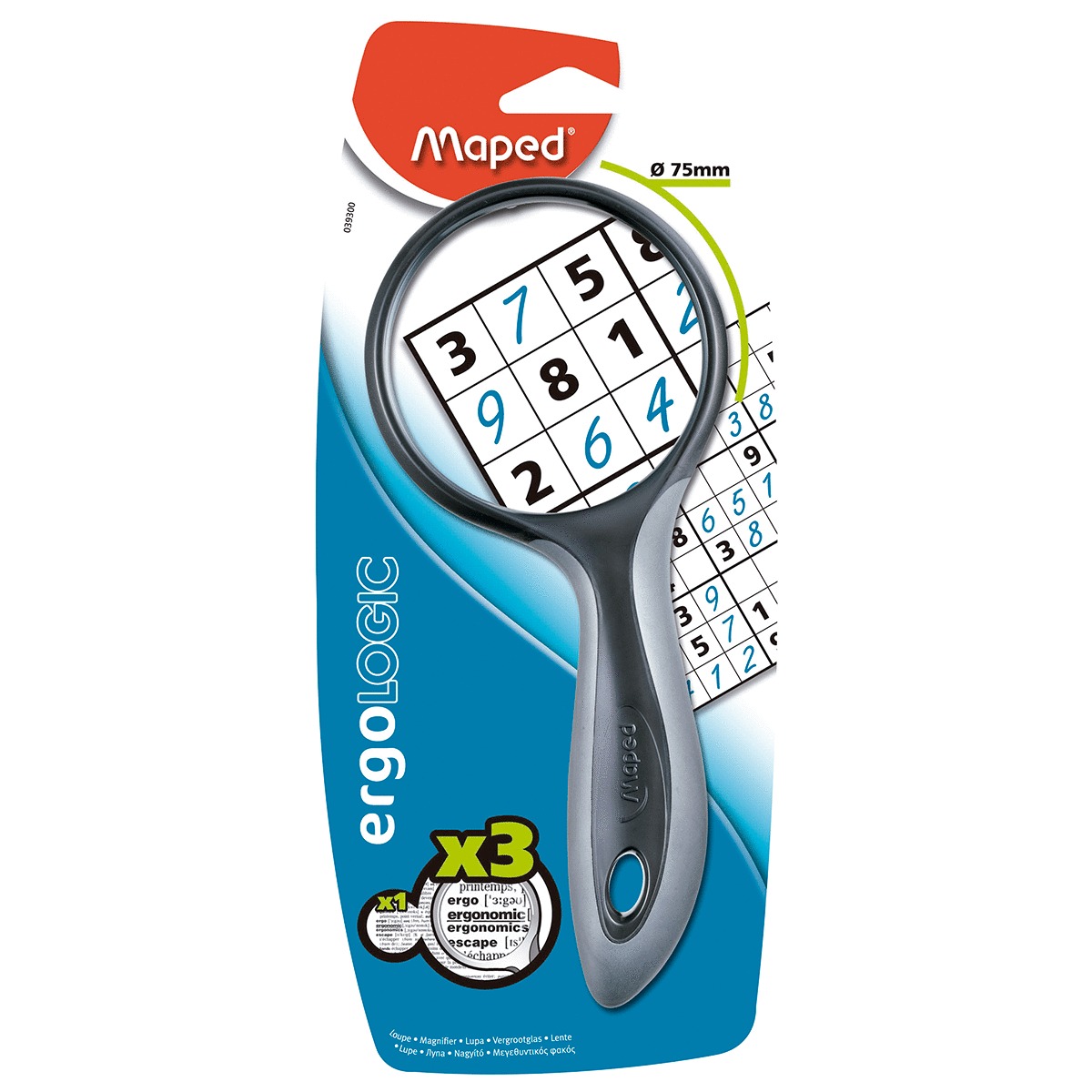 LUPA ESCOLAR PLASTICA DE LECTURA   MAPED 393007 039300