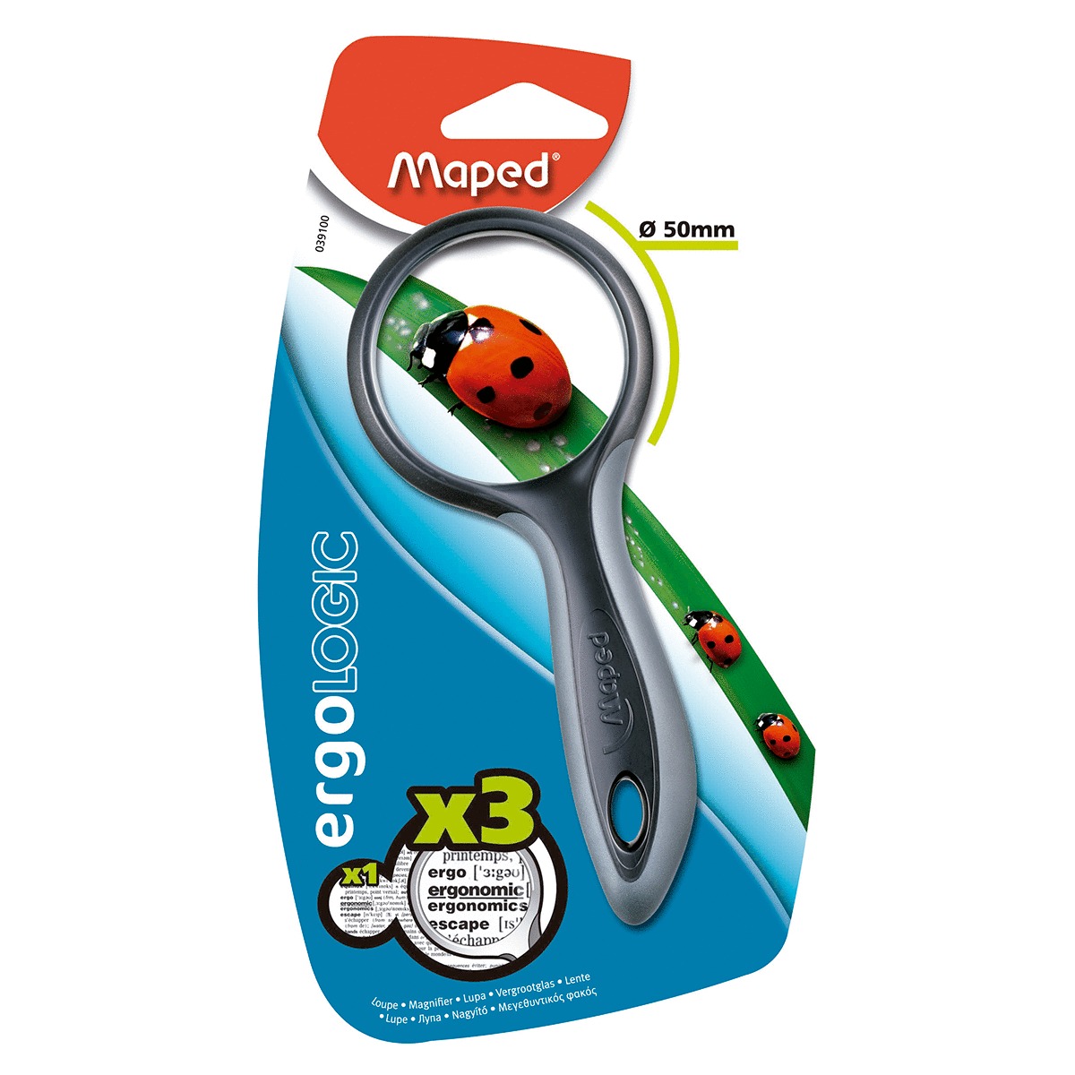 LUPA ESCOLAR PLASTICA JR    039100 SILCO 391003