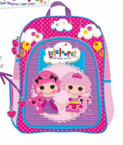 MOCHILA ESCOLAR LALALOOPSY CLOUDY  U-PAK 8410634 840634