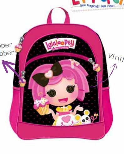 MOCHILA ESCOLAR LALA DOTS          U-PAK 882771 9101022002