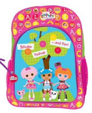 MOCHILA ESCOLAR LALALOOPSY FUN     U-PAK 850909 7101022001