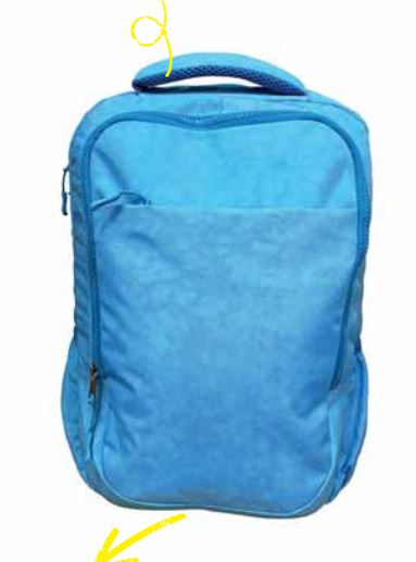 MOCHILA ESCOLAR LISO KIUPAK        U-PAK 883099 9101035405 (S