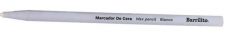 MARCADOR DE CERA BARRILITO  BLANCO       966180 12MCB