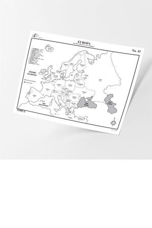 MAPA CTA EUROPA  DIV.POL.C/NOM C/100 RAF 918832 41 70041 C/DI