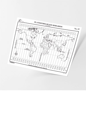 MAPA CTA PLANISF.HUSO/HOR.C/NOM C/100 RA 961036 15 PLANISFERI
